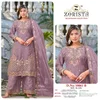 10061 A To D By Zorista Pure NC Mose Silk Pakistani Plazzo Suits Wholesale In India